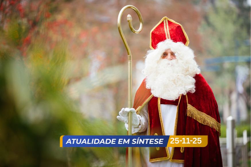 O São Nicolau chega à cidade do Luxemburgo no domingo. E vem de tram